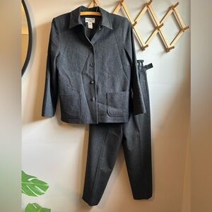 Vintage Pendleton 100% Virgin Wool Charcoal Gray 2 piece Suit